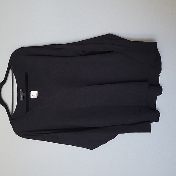 Lane Bryant NWT black 18/20 seamed long sleeve sweater - Picture 1 of 6